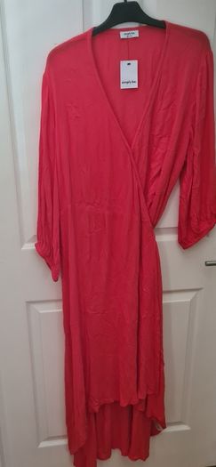 Simply Be Wrap Dress Size 18 (nwt)