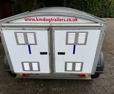 Factory built dog trailer