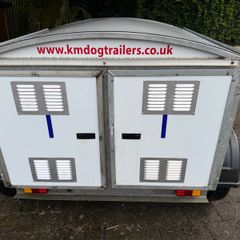 Factory built dog trailer