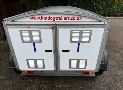 Factory built dog trailer