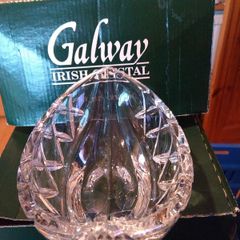 Galway crystal small boat dish in box