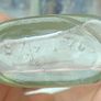 489 - Set of 7 Vintage Clear Glass Screw Cork Top Collectible Decorative Bottles Image 6