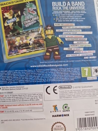 Lego Rockband Rock Band Nintendo Wii Games Original