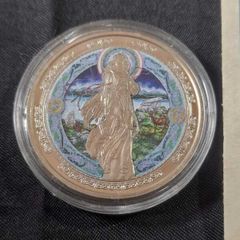 A Dublin Mint Office 2019 Myths & Legends Eriu Medal, brilliant uncirculated with colour digital printing, in capsule, accompanied by printed certificate of authenticity diameter 32mm, weight 14.14g
