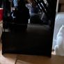 High Gloss Black Shoe Rack with Glass Top Image 2