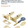 Yale Door Security Bolts x2 Image 2