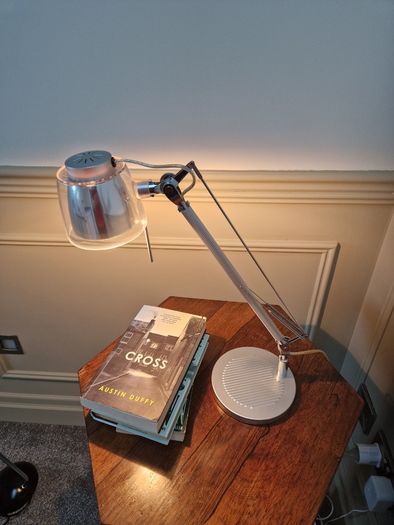 Vintage articulated desk lamp | Lumilampe - Brilliant | industrial design metal 1980