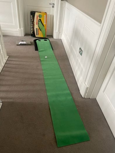 Golf practice indoors/outdoors
