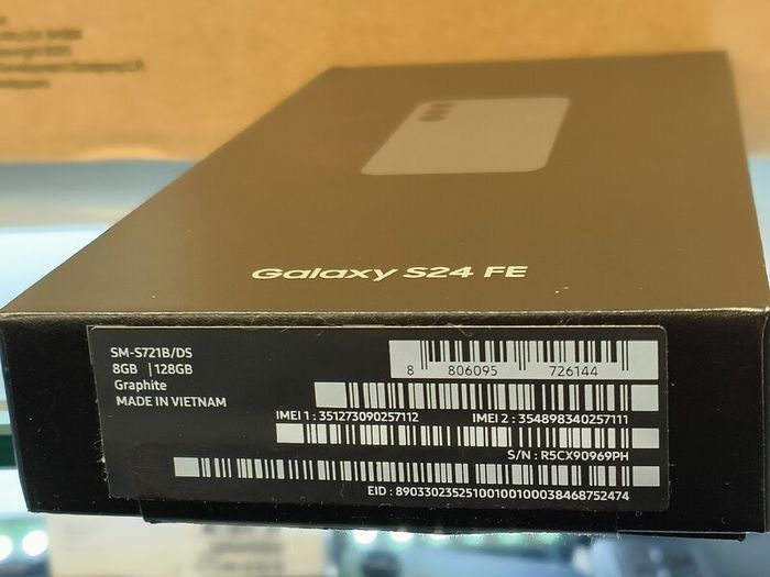 Samsung Galaxy S24 FE 128GB  Dual Sim Unlocked Black (Irish Phone/ Little Use)