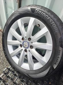 16" Mercedes Alloys 5x112, 4x Bridgestone tyres
