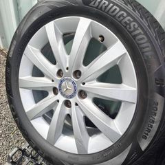 16" Mercedes Alloys 5x112, 4x Bridgestone tyres