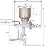 Grinder, grain grinder, cast iron Kinghoff Image 5