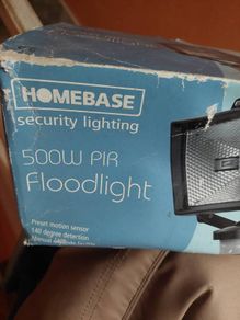 500 W pir flood light with motion detection