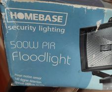 500 W pir flood light with motion detection