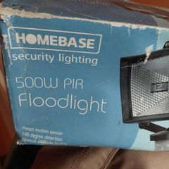 500 W pir flood light with motion detection