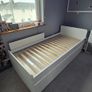 IKEA SLAKT Single Bed with Pull Out Bed, Storage and 2 Mattresses White Image 3