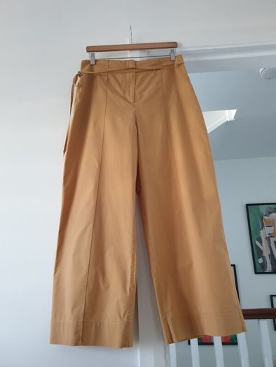 Liu Jo Mustard Trousers Size Uk 10
