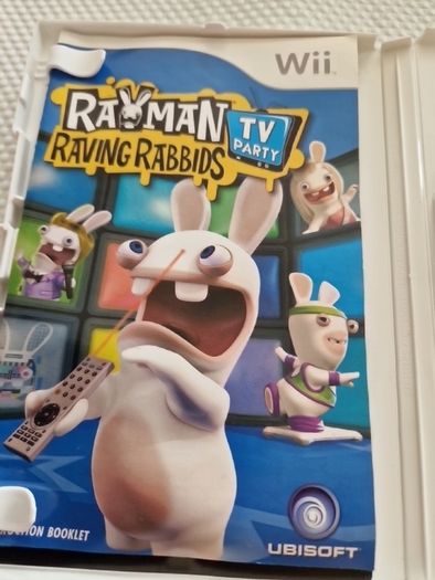 Rayman Raving Rabbits Tv Party Nintendo Wii Games Original