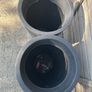 Pair of grey plastic garden pots/planters Image 2