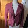 Ladies Biker Jacket, Lightweight Faux Leather Jacket Image 3