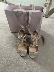 Jimmy Choo Ivette Champagne Sandal - 41