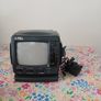 Vintage I-TEL 5" Black & White Portable CRT TV + AM/FM Radio Receiver (Model 0081) Image 7