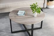 New Round Greige Coffee Table - FREE P&amp;P