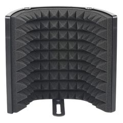 LO-PS58 Broadcast Studio Adjustable Angle Foldable Noise Reduction Sound Absorbing Mini Microphone Wind Screen Shield