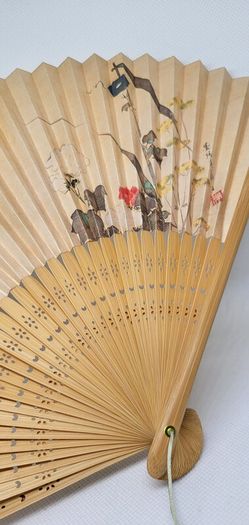 Original Japanese folding fan from the MOA Museum.