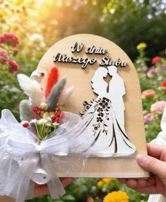 Unique Personalised Wooden Wedding Card. A Gift to Remember