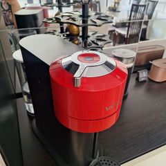 Nespresso vertuo + milk frother + pods stand