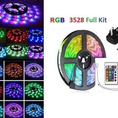 15M DIY 3528 SMD RGB LED Strip Lights Lamp + 24Key IR Remote Controller