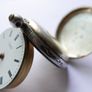 Antique Serling Silver fusee Pocket Watch - RICHARDS WEXFORD (Balance perfect) Image 7