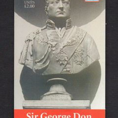 2000 Gibraltar 25 unit Sir George Don (Siemens - S5 (Module 33)) Phonecard