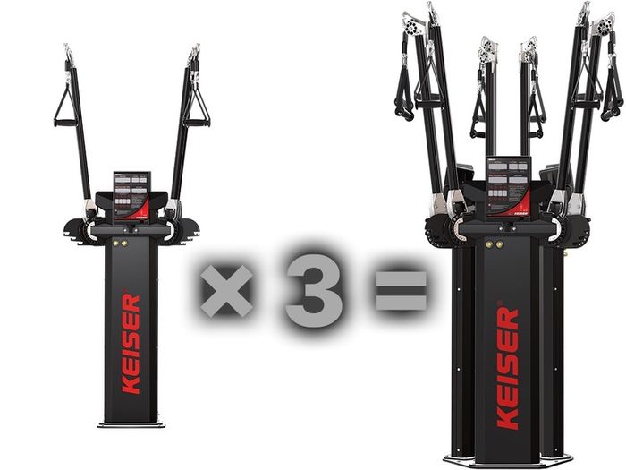 Keiser Infinity Triple Functional Trainer (with Compressor)