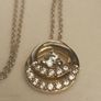 Sterling Silver Swarovski Zirconia Pendant and Chain Image 8
