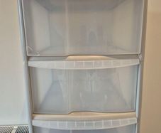 3 Drawer Plastic Storage Tower Unit