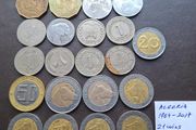 A Lot of 170 grams of coins from Algeria (1972-2017)
