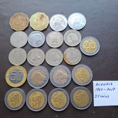 A Lot of 170 grams of coins from Algeria (1972-2017)