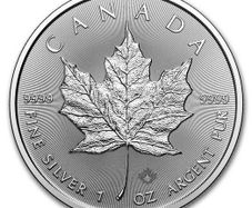 2025 Canada 5 Dollars 1 oz Silver Bullion Coin - Maple Leaf BU (In Capsule)
