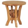 3 Piece Garden Bistro Set Solid Teak Wood Image 4
