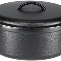 Pre-Seasoned Cast Iron Dutch Oven Large, 6.62 L