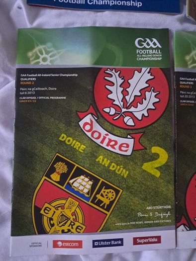 GAA Football Qualifier Programmes Bundle