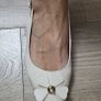 KENSIE beige sling backs with floral detail Sz 7UK Image 3