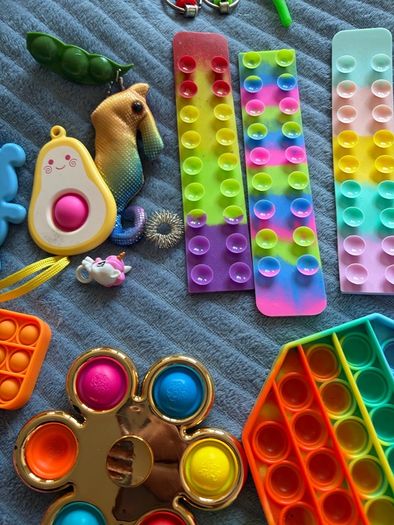 Lot of fidget toys