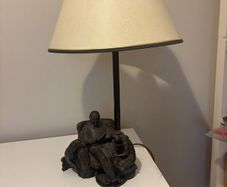 Genesis fine art bronze table lamp