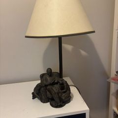 Genesis fine art bronze table lamp