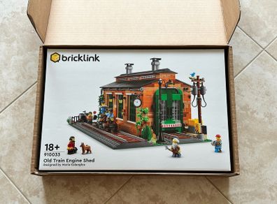 Lego Bricklink Designer Program Old Train Engine Shed 910033