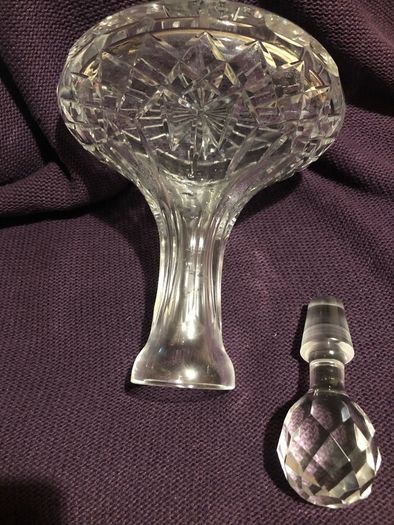 Lead Crystal Ships Decanter