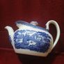 Wedgwood Batchelor Blue White Teapot Image 2